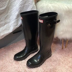 NWOT Hunter Women’s Original Tall Gloss Rainboots